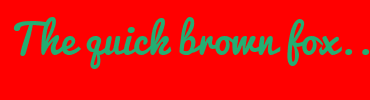 Image with Font Color 23AE72 and Background Color FF0000